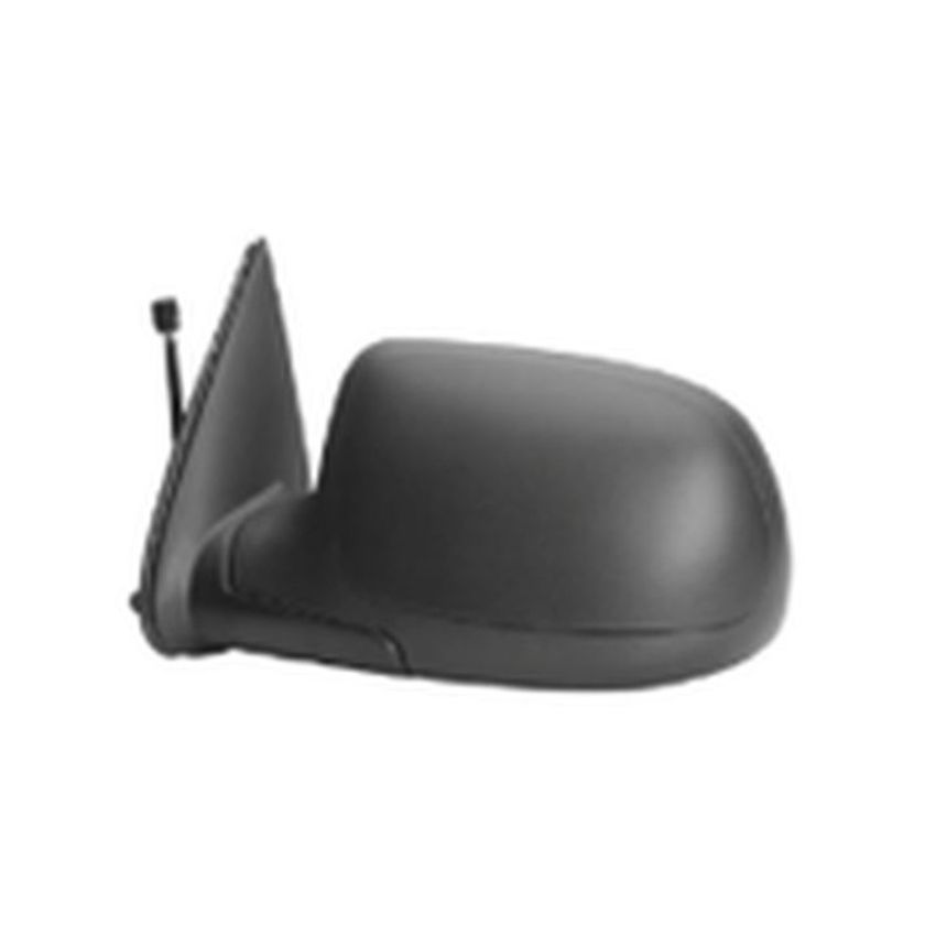 LH MIRROR OTR REAR VIEW HEATED PWR REMOTE; MAN FLDG; GRAINED BLK-PTM CHEV TAHOE/SUBURBAN/YUKON 00-06