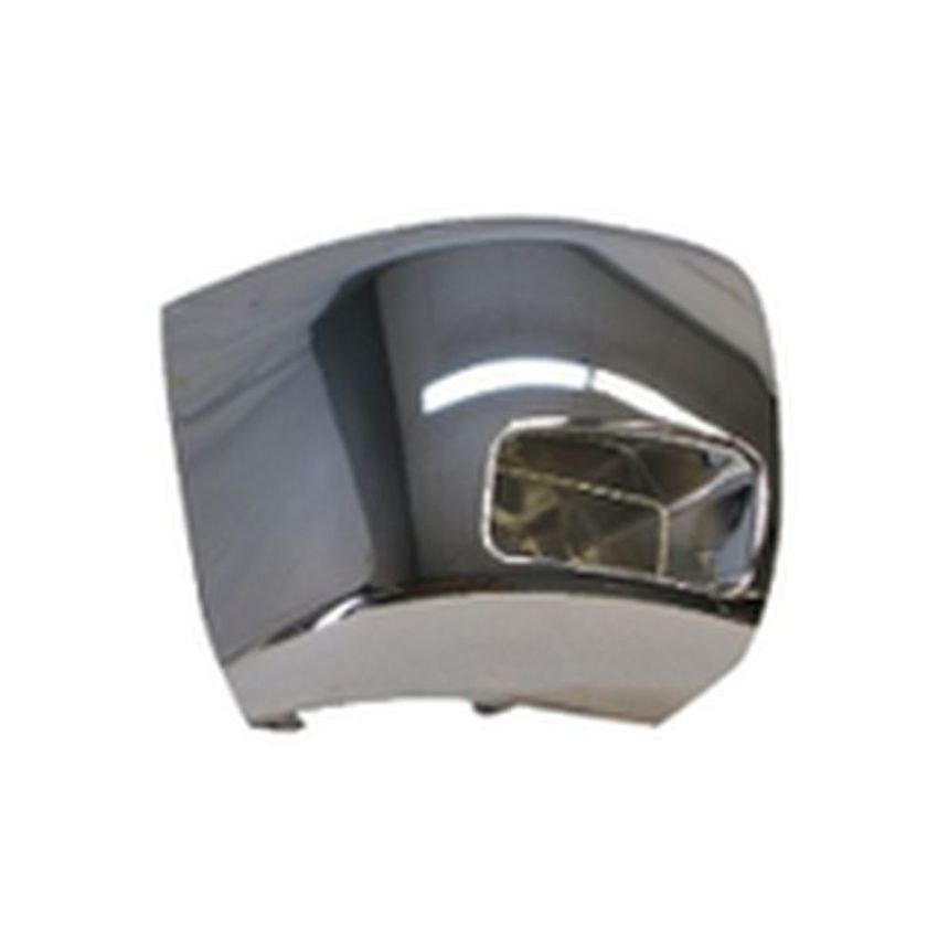 RH FRONT BUMPER END CAP CHR W/ FOG LAMPS SILVERADO 2500/3500 07-12