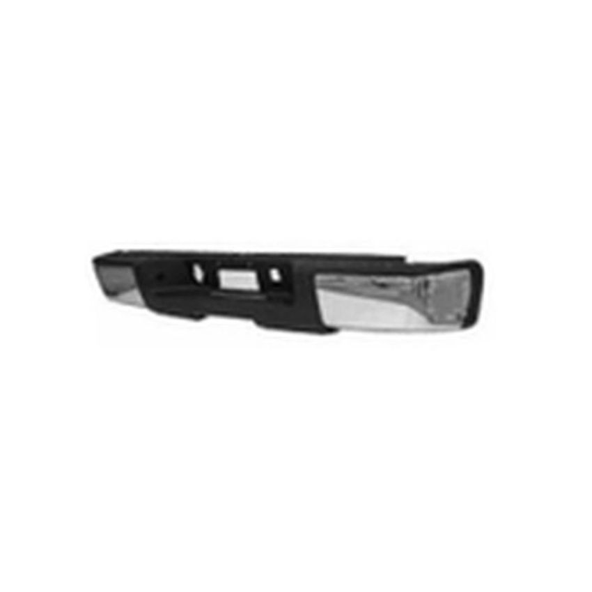 CAPA RR BUMPER ASSEMBLY W/O RR OBJECT SENSORS; CHROME CHEVROLET SILVERADO 1500 07-13
