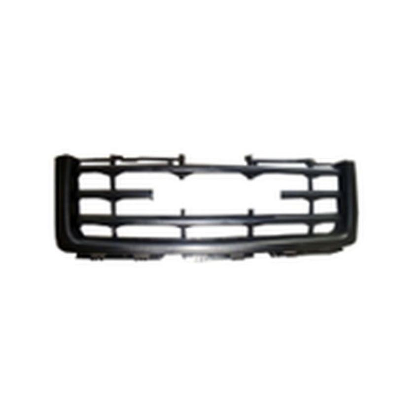 GRILLE MAT BLK W/BLK FRAME W/O DENALI SIERRA 1500 07-13
