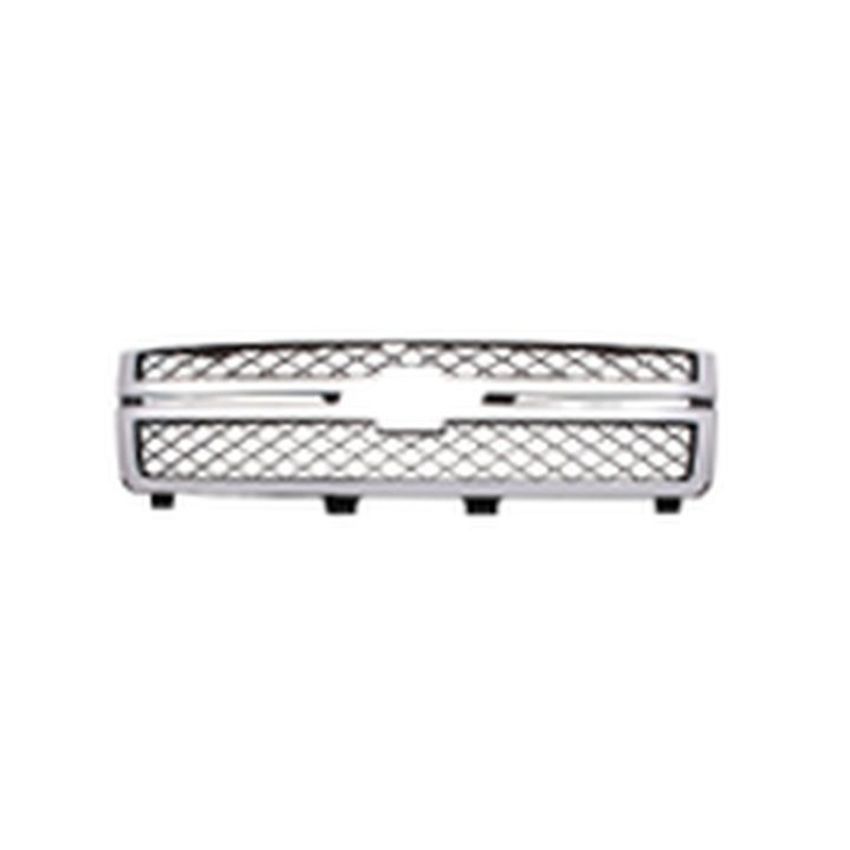 GRILLE DARK GRAY W/ CHROME MOLDING W/O Z PKG SILVERADO 2500/3500 11-14