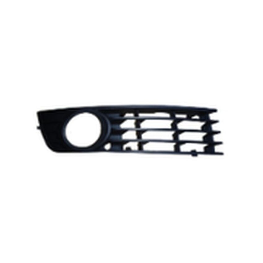 FRONT BUMPER GRILLE SEDAN/WAGON; RH; TYPE 2; OUTER; MATTE BLACK AUDI A4 02-05
