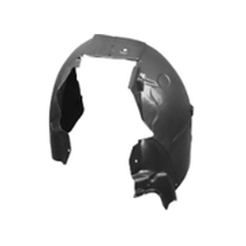 LH FRONT FENDER INNER PANEL; MAT: PET/VACUUM FORM; OEM: PP+PE/INJECTION; A4 13-16