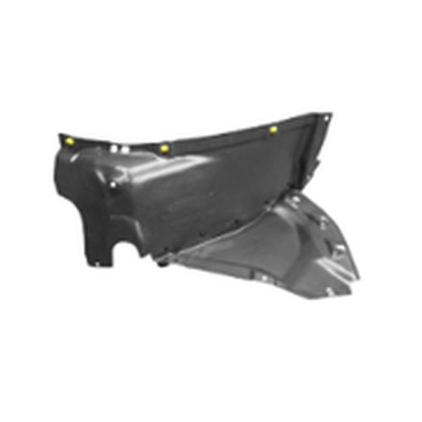 LT FRONT FENDER INNER PANEL W/O S-LINE PKG; FRONT; MAT:PE/VACUUM FORM; OEM:PP/INJECTION A4 2017-2017