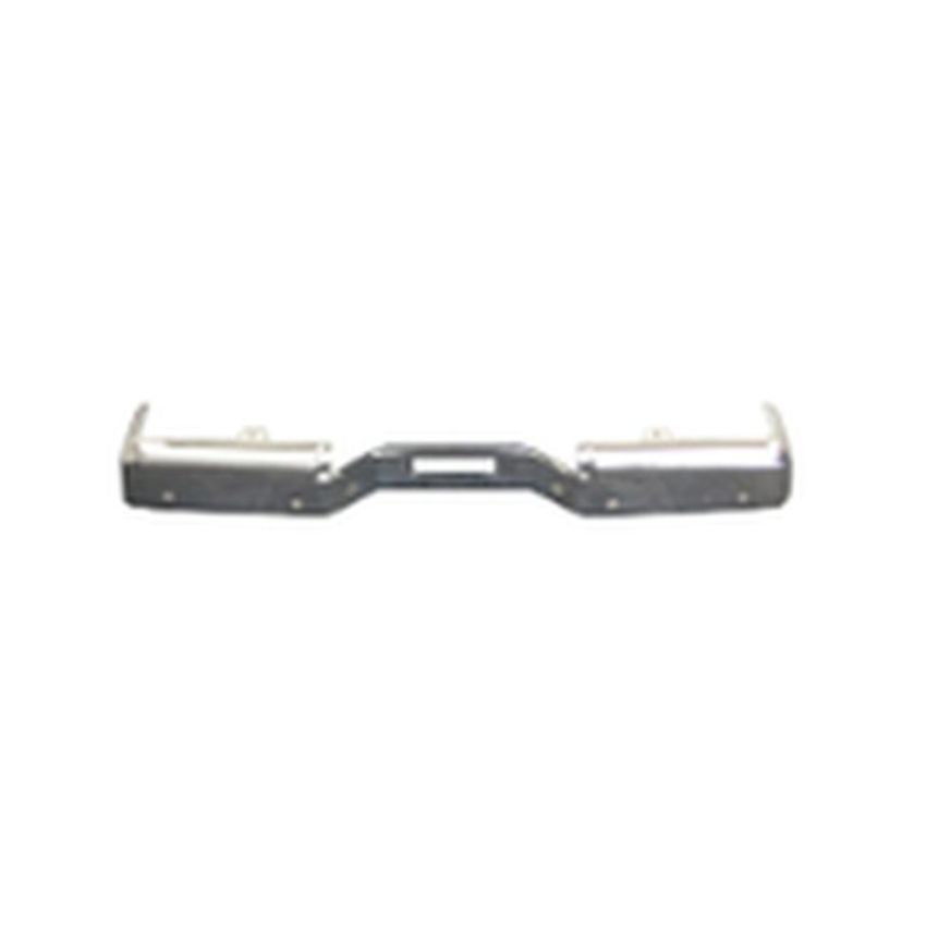 RR BUMPER FACE BAR LE W/O BIG TOW PKG W/DISTANCE SENSORS CHR TITAN 08-15