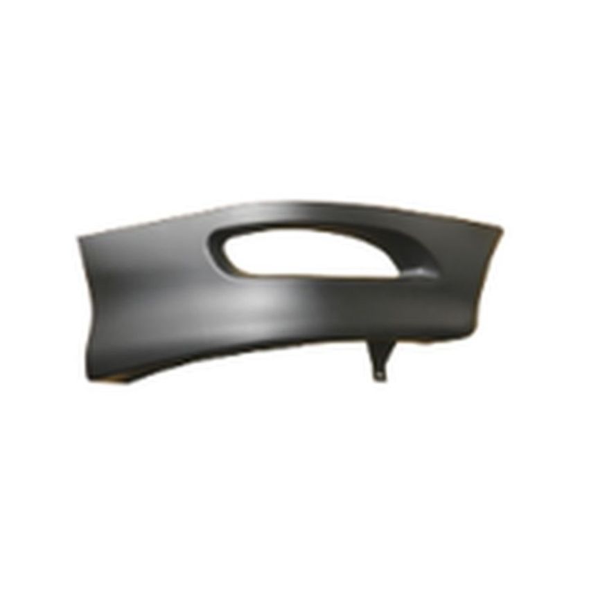 RH FRONT BUMPER SPOILER; BLACK; PTM TOYOTA COROLLA 05-08