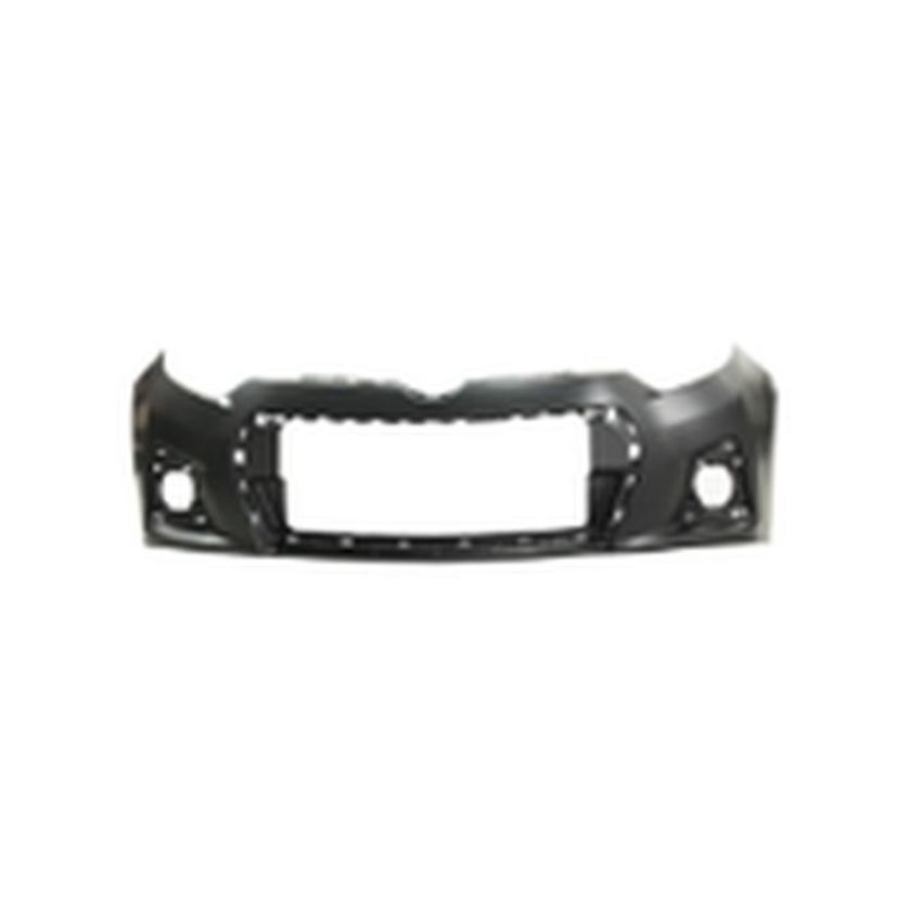 FRONT BUMPER COVER; W/CHROME GRILLE SURROUND; PRIME TOYOTA COROLLA S 14-16