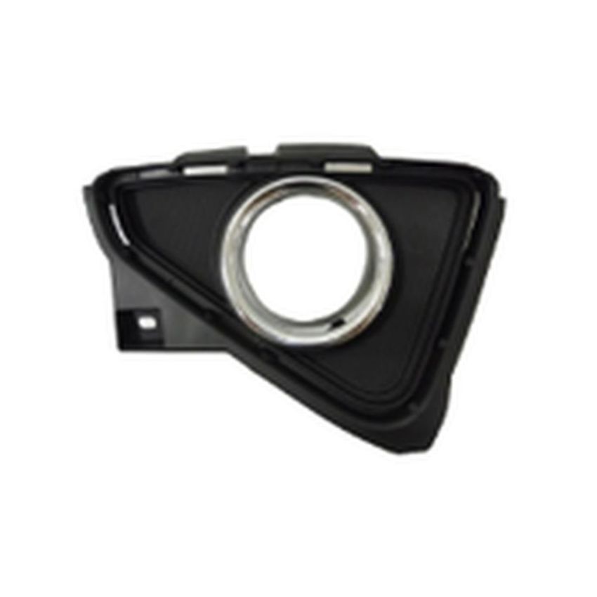 RH FRONT BUMPER INSERT LE|LIMITED|XLE|HYBRID; FOG LAMP BEZEL; W/FOG LAMPS TOYOTA RAV4 16-18