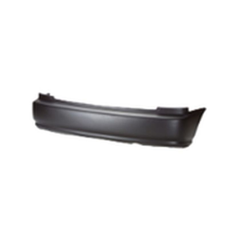 REAR BUMPER COVER; BLACK FINISH PREFINISHED HONDA CIVIC 2DR HATCHBACK 96-98