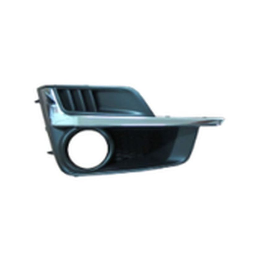 RH FRONT BUMPER INSERT FOG LAMP BEZEL; W/FOG LAMPS; W/CHROME MLDG SUBARU IMPREZA 15-16