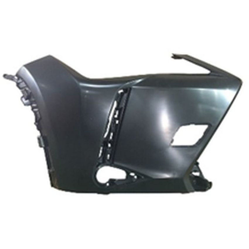 RT FRT BUMPER COVER W/O F SPT PKG;W/O PARK DISTANCE SENSORS;W/O H/LAMP WASHERS;PRIME LEXUS UX 19-