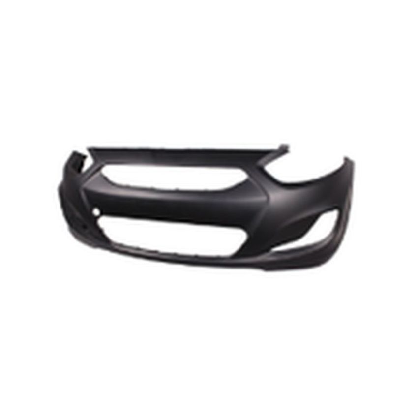 FRONT BUMPER COVER; PRIME HYUNDAI ACCENT 12-13