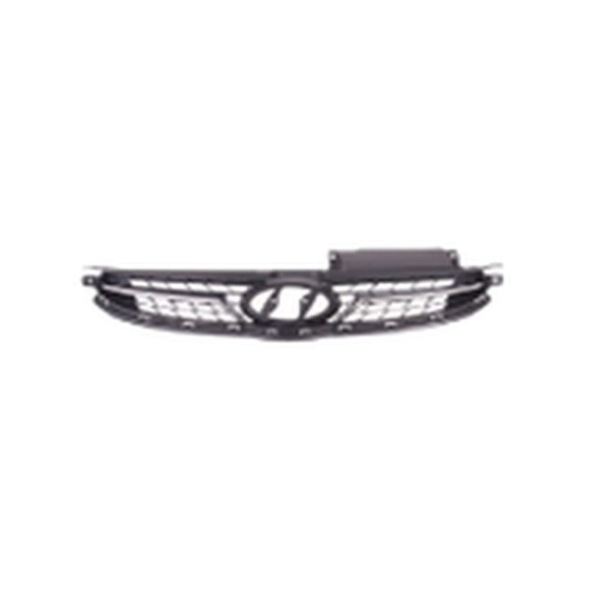 GRILLE ASSY LIMITED; KOREA BUILT; ASSY HYUNDAI ELANTRA SDN 11-13