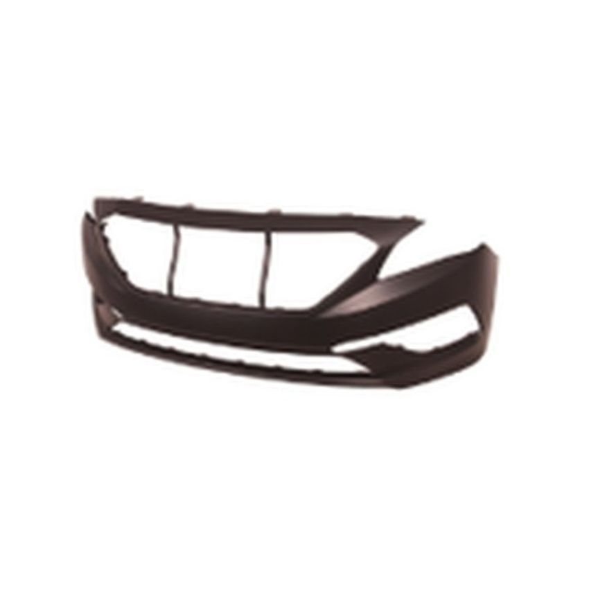 FRONT BUMPER COVER 2.4L; STD TYPE; W/O PARK ASSIST; PRIME HYUNDAI SONATA 15-17