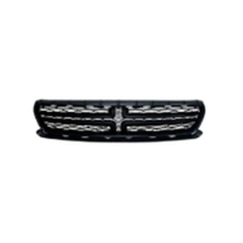CAPA GRILLE ASSY W/O HOOD SCOOP; FLAT BLACK DODGE CHARGER 15-C