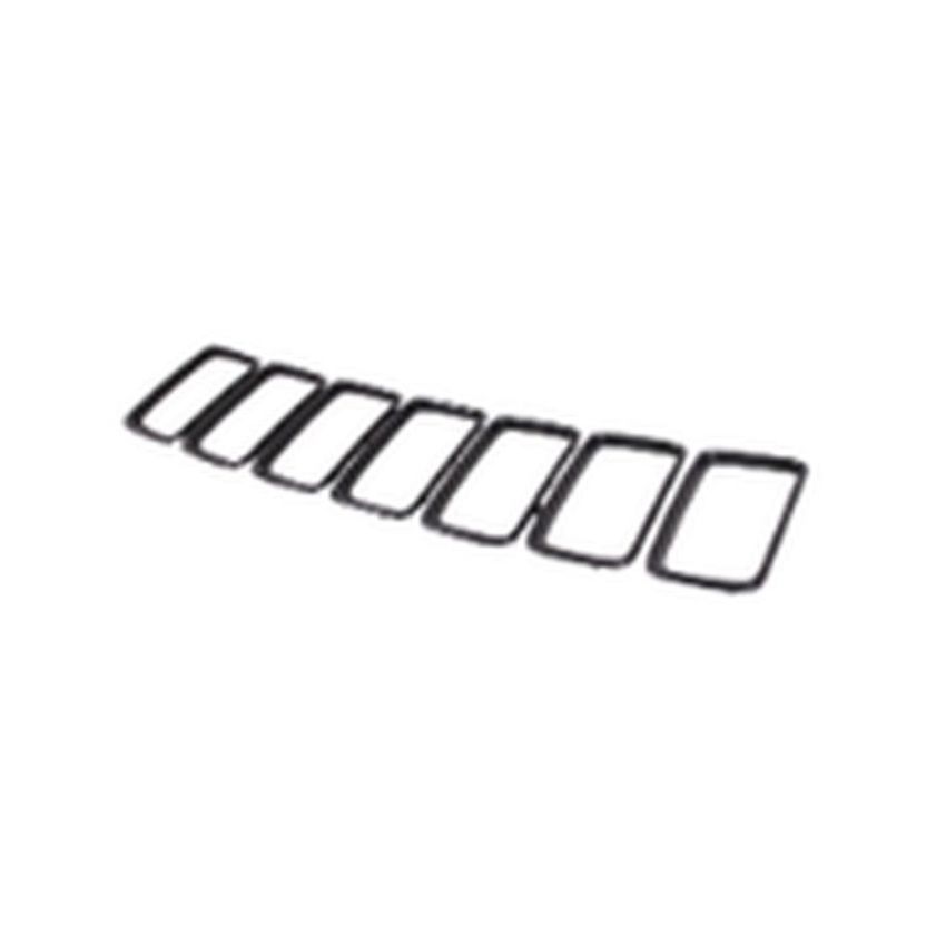 GRILLE MOLDING SILVER JEEP GRAND CHEROKEE 14-16