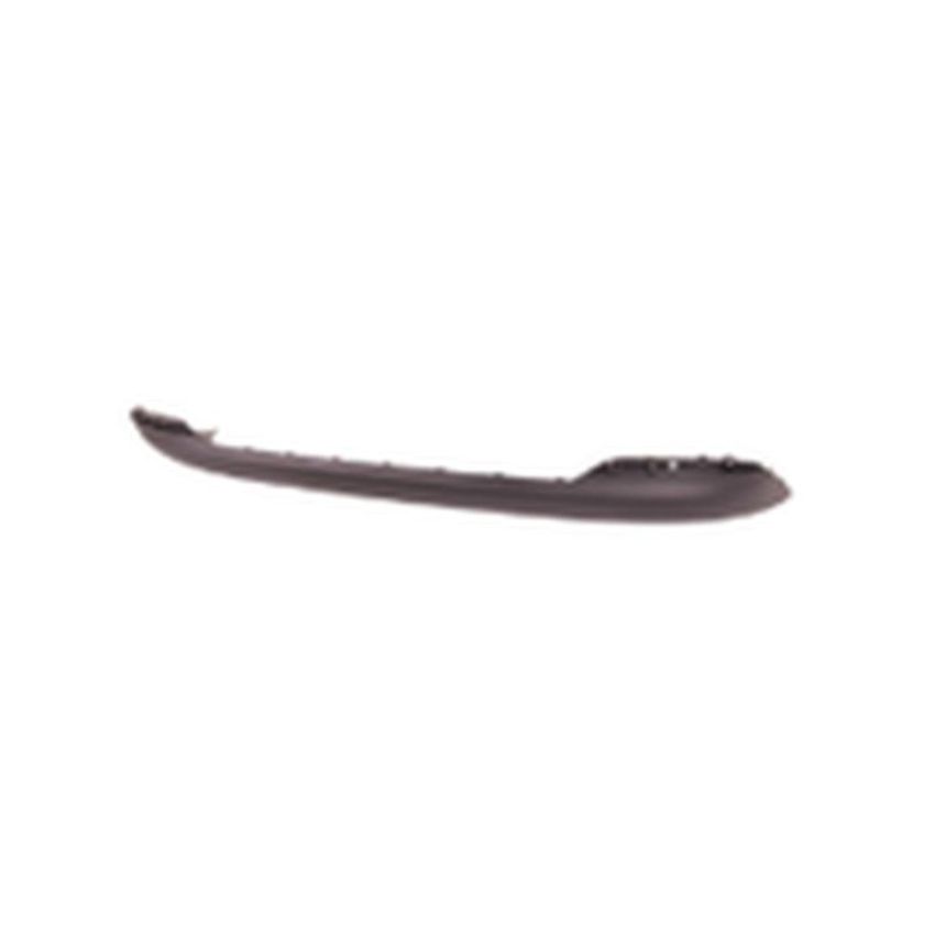 REAR BUMPER COVER LOWER W/O EXHAUST TIP; MATTE DARK GRAY KIA FORTE 14-16