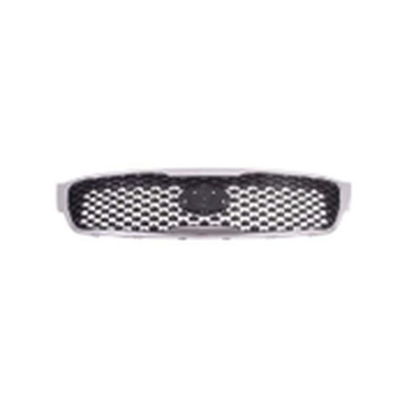 GRILLE ASSY LIMITED|SX; W/O AROUND VIEW MONITOR; GLOSS BLACK/CHROME KIA SORENTO 16-18
