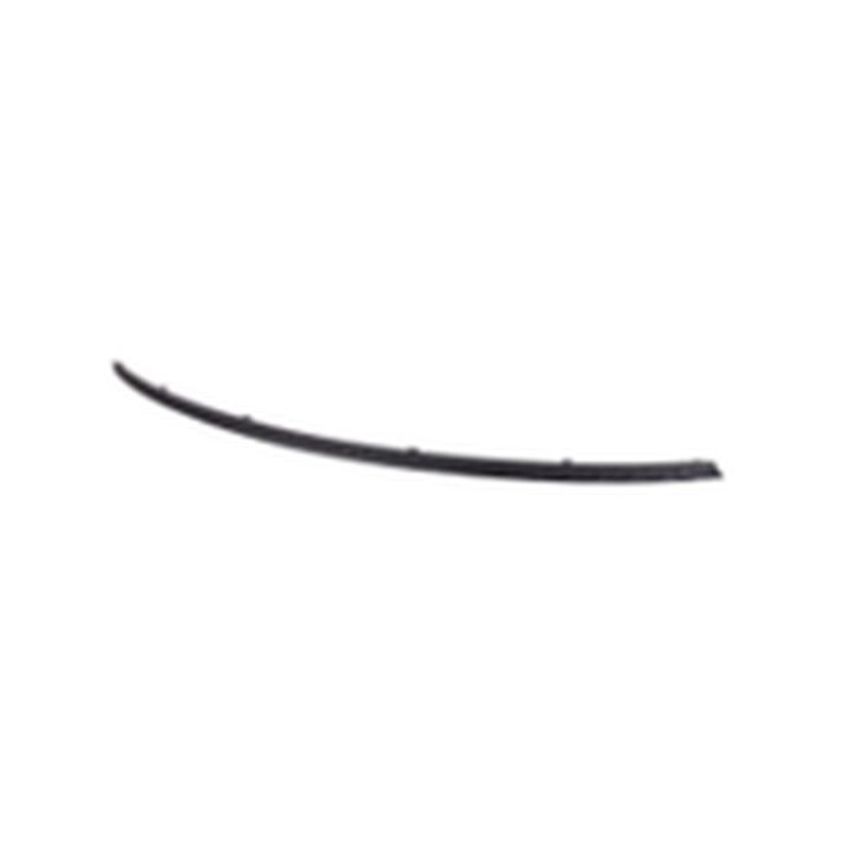 REAR BUMPER MOLDING; SATIN BLACK AUDI A4 17-19