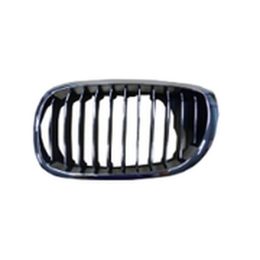LH GRILLE ASSY 2DR CPE/CONV; HOOD MOUNTED BRIGHT; FROM 3/03; BRIGHT/BLACK BMW 325I/330I 03-06