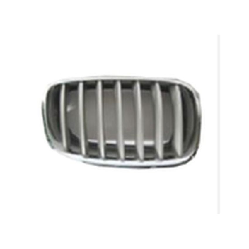 RH GRILLE FITS E70; 3.5D/4.8I; CHROME-SILVER; X5 07-09; FITS E71; 4.4L X6 08-12