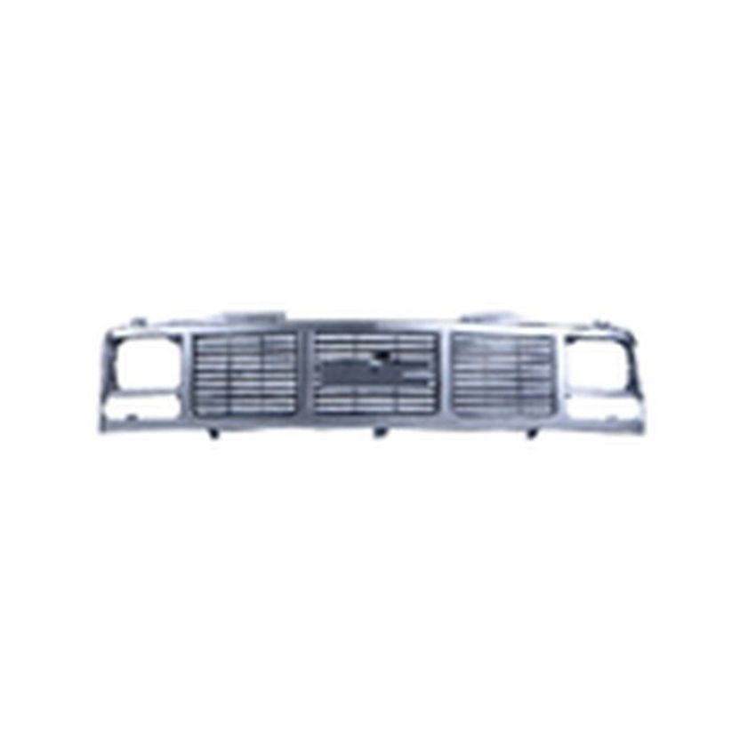 GRILLE SIL/DK ARG W/ SINGLE SEALED BEAM TYPE HEADLAMP C/K P/U 88-93; SUBURBAN/YUKON 92-93