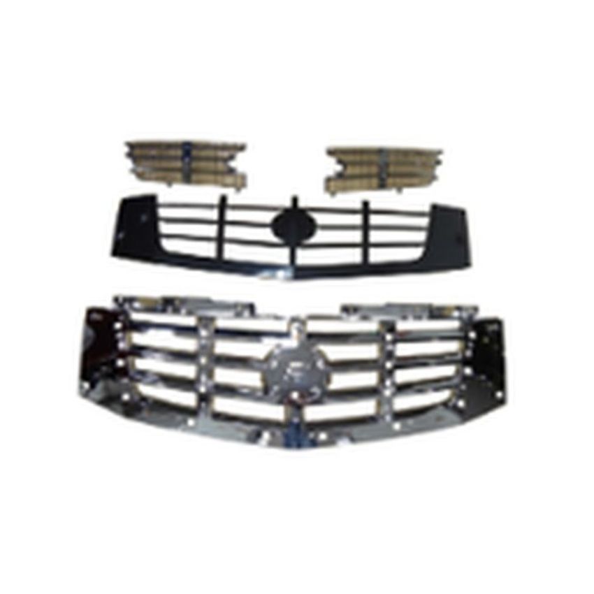 GRILLE ASSY CHR W/ BLK FRAME ESCALADE/ESCALADE ESV 07-14; ESCALADE EXT 07-13