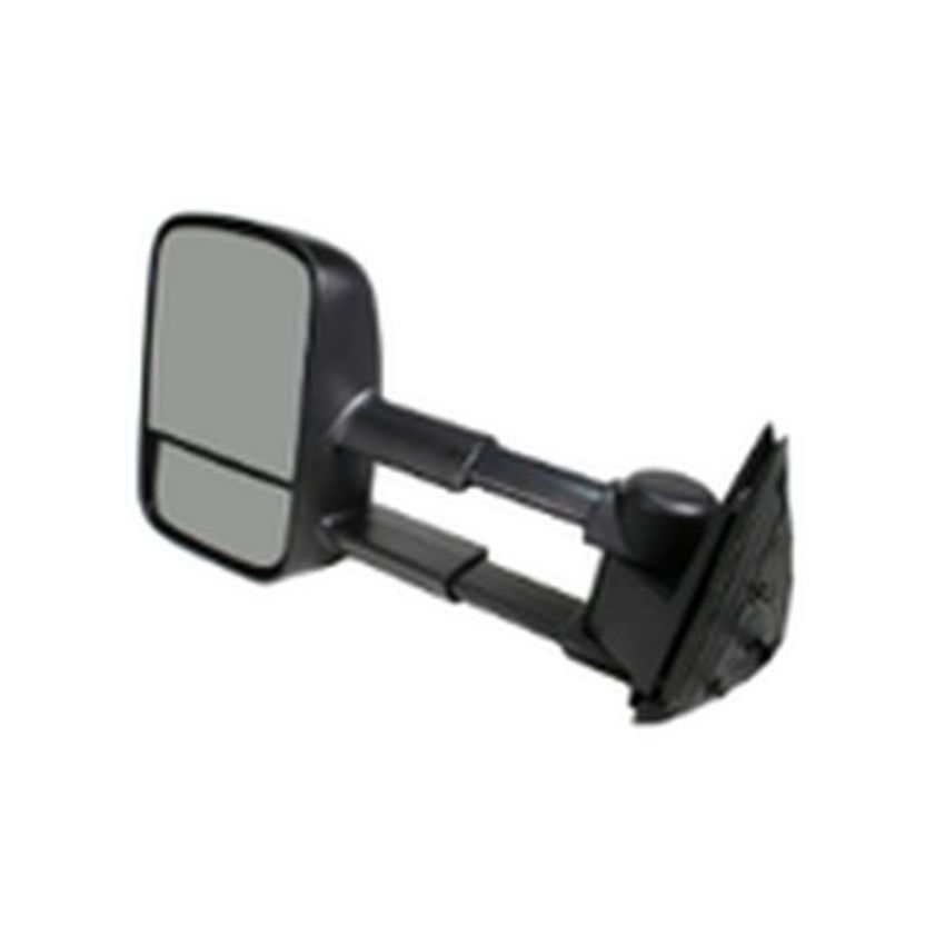 LH DOOR MIRROR PWR HTD TEXT BLK TELESCOPIC TOW TYPE SILVERADO 99-07; TAHOE 00-06; SUBURBAN 00-06