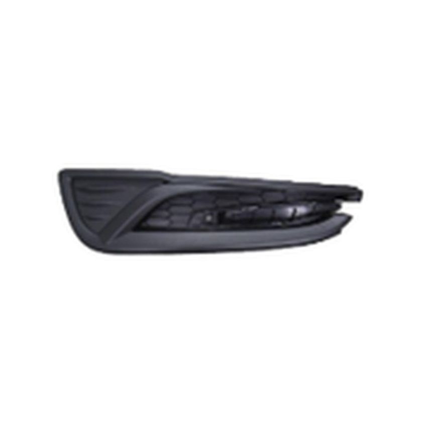 LH FRONT BUMPER INSERT; FOG LAMP OPENING COVER; W/O FOG LAMPS HONDA CIVIC SDN 13-15
