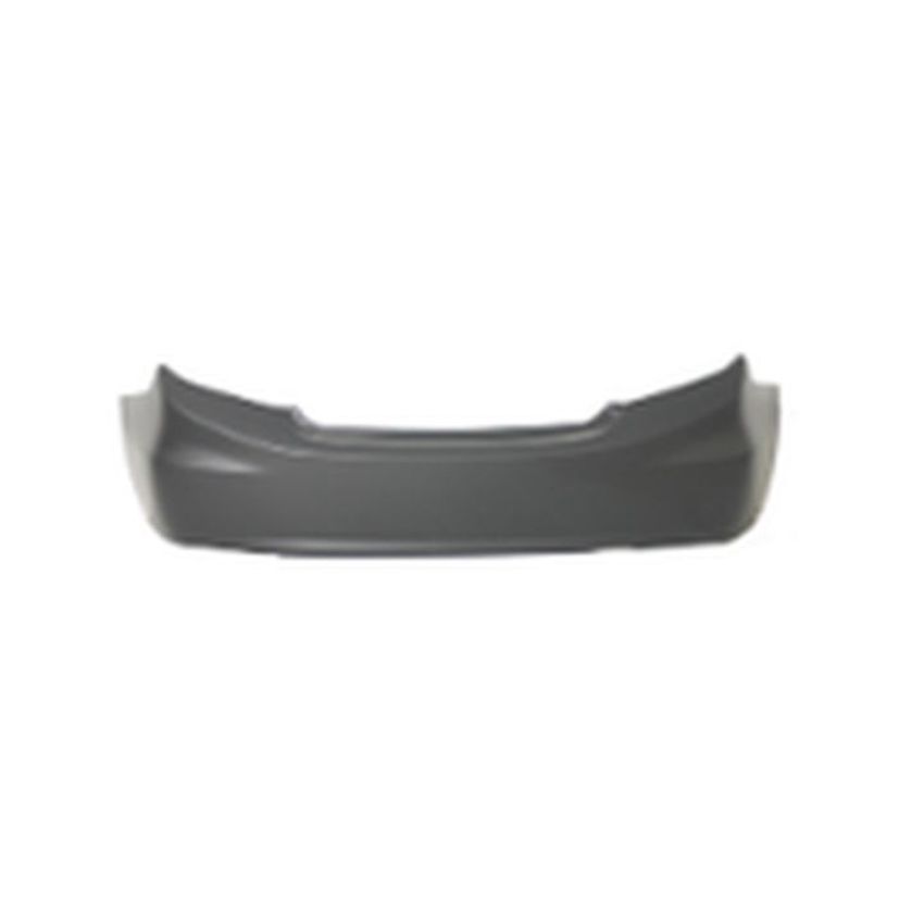 REAR BUMPER COVER; CANADA/USA BUILT; W/O PARK ASSIST; PRIME HONDA CIVIC SDN 1.8L/HYBRID 12-12