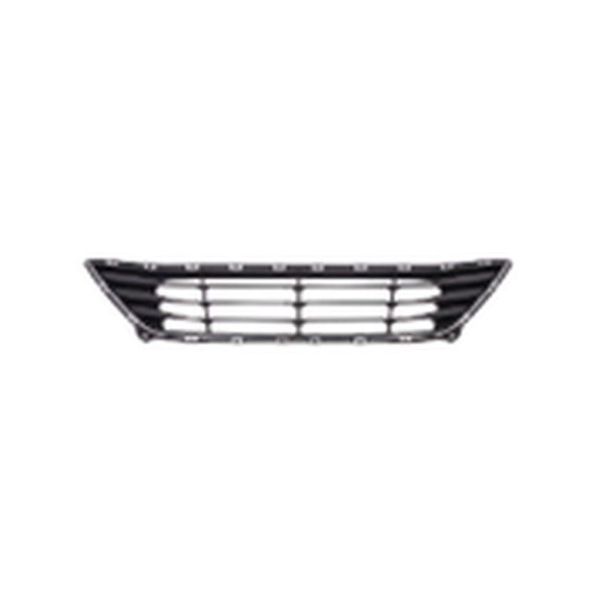 CAPA FRT BUMPER GRILLE SEDAN; KOREA BUILT; CHROME BARS HYUNDAI ELANTRA 14-16