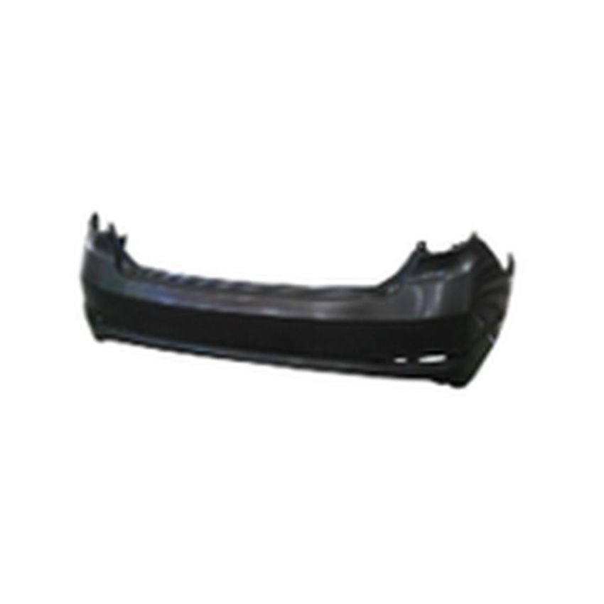 REAR BUMPER COVER W/O REAR OBJECT SENSORS; PRIME HYUNDAI SONATA 15-17