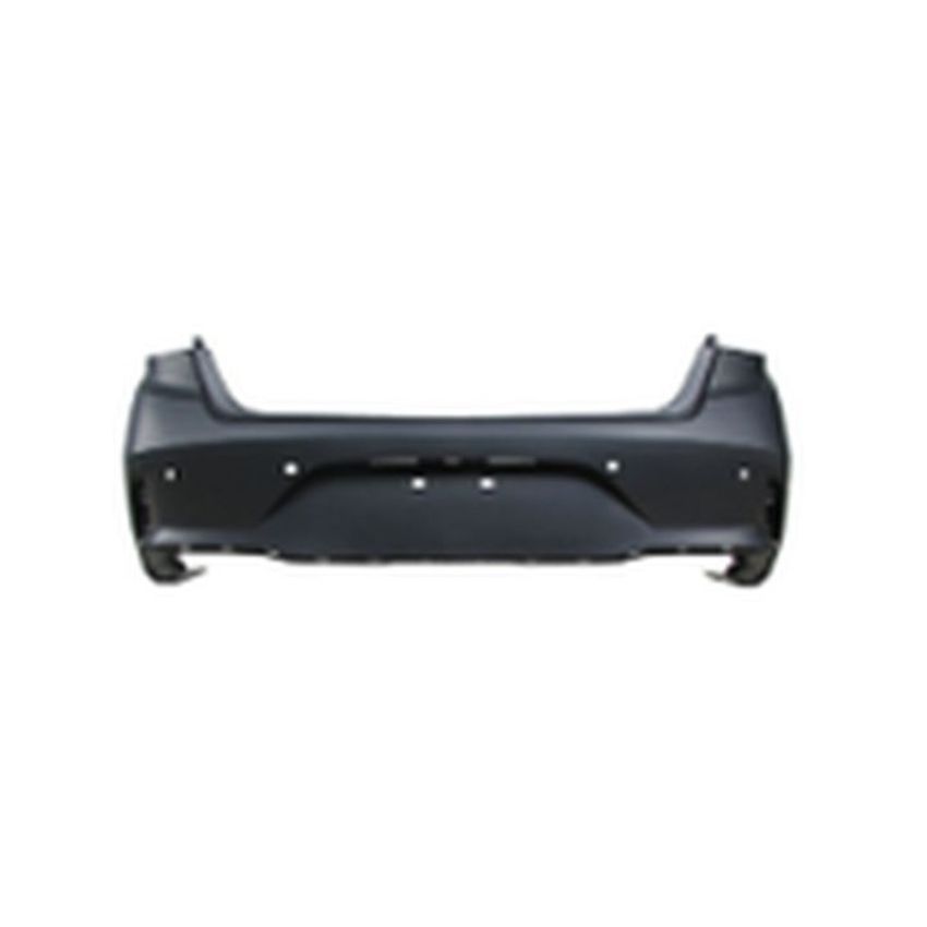 REAR BUMPER COVER W/REAR OBJECT SENSORS; PRIME HYUNDAI SONATA 18-19