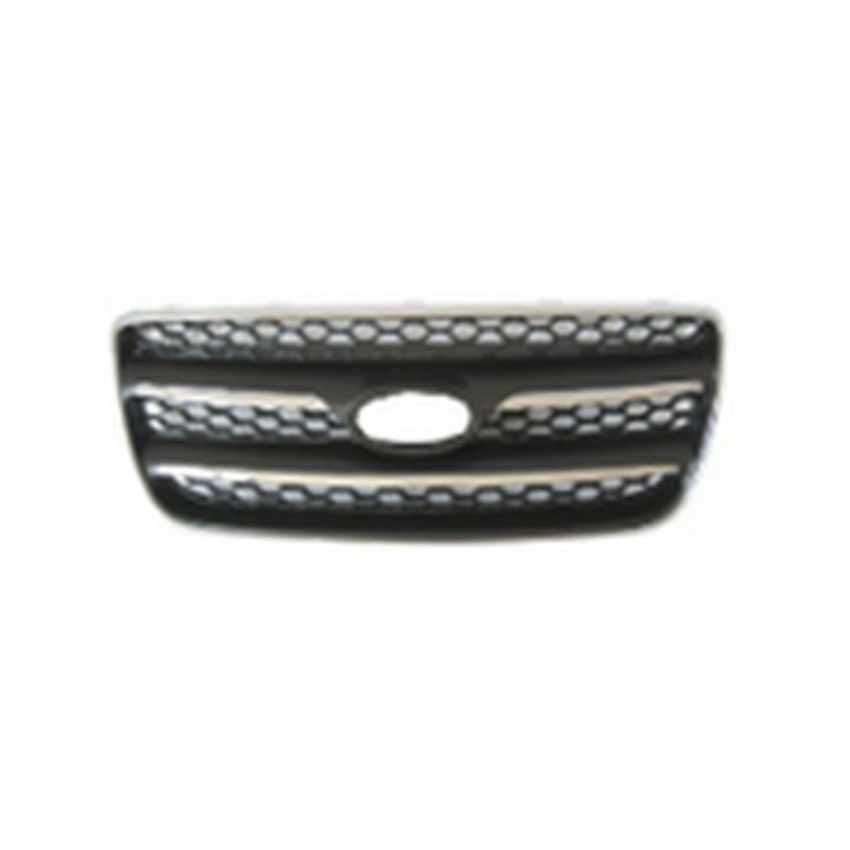 GRILLE ASSY LIMITED; CHROME OUTER RING; CHROME BAFFLES HYUNDAI SANTA FE 07-09