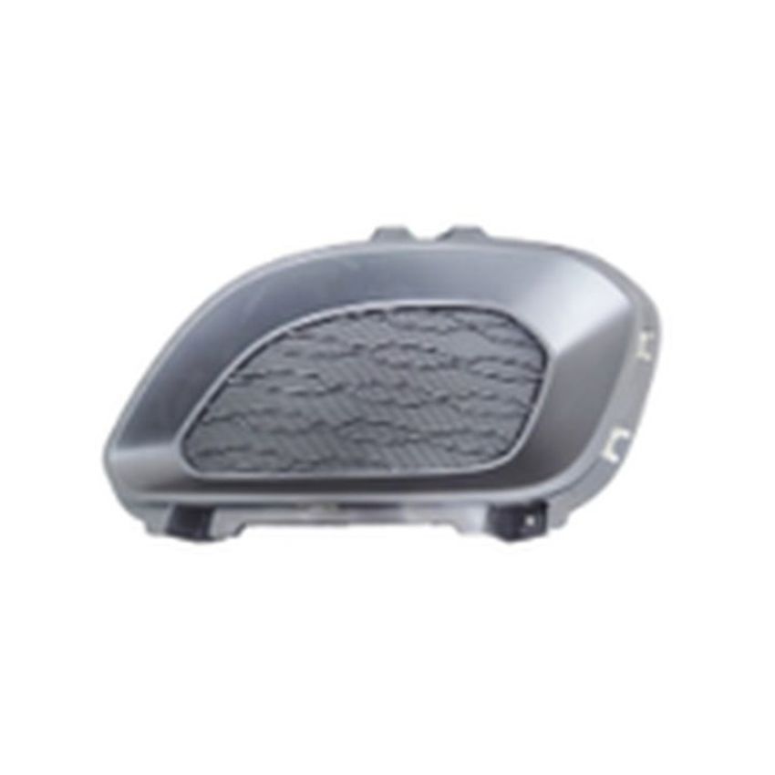 LT FRONT BUMPER INSERT H/B; FOG LAMP OPENING COVER; W/O FOG LAMPS KIA RIO 12-15