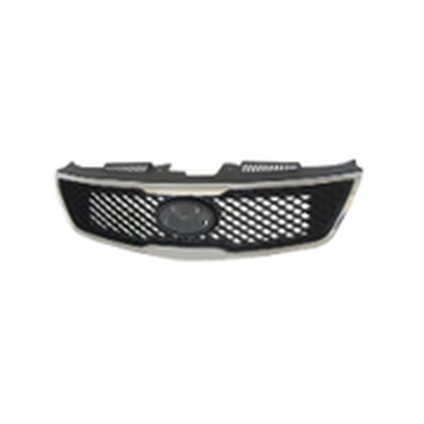GRILLE ASSY W/CHROME MLDG KIA FORTE 10-10