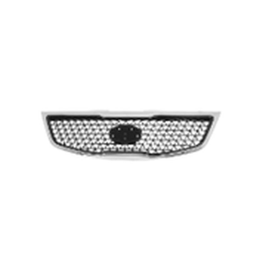 GRILLE ASSY 2.4L; BLACK/CHROME KIA SPORTAGE 14-16
