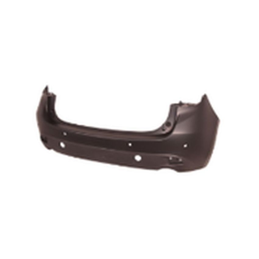 REAR BUMPER COVER H/B; PRIME MAZDA 3 14-16