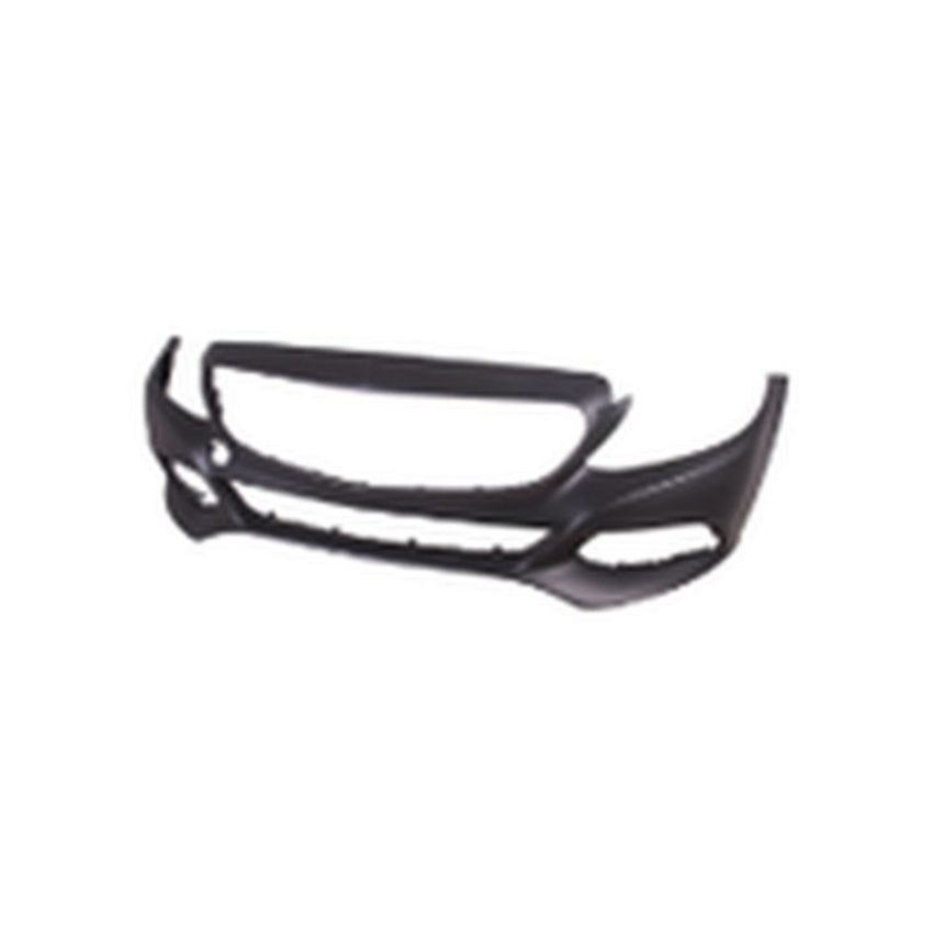 FRONT BUMPER COVER; SDN/COUPE; W/O SPORT PKG; W/SURROUND VIEW; W/O ACTIVE PARK; PRIME; C-CLASS 15-19