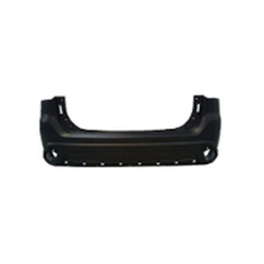 CAPA RR BUMPER CVR W/WHEEL OPENING MLDG;W/O PARK SENSORS;TEXTRD LWR;PRIME MITSUBISHI OUTLANDER 18-C
