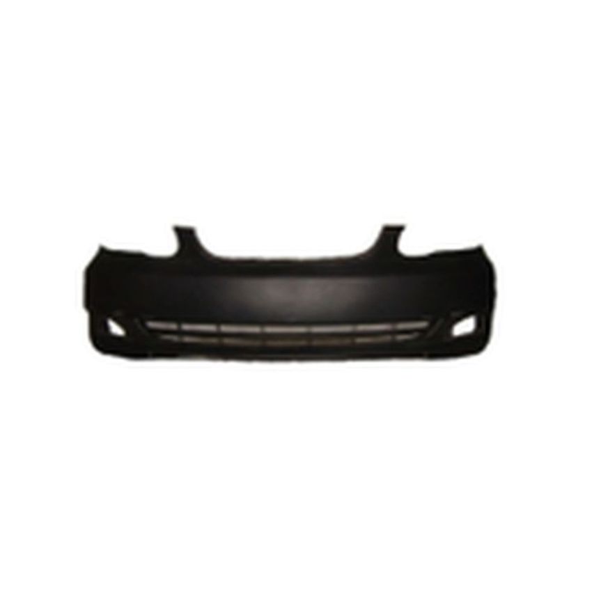 FRONT BUMPER COVER C; PAINTED TOYOTA COROLLA 05-06