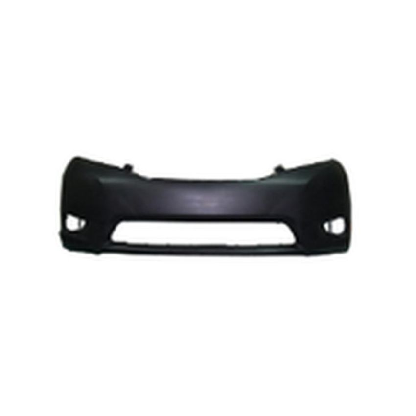 FRONT BUMPER COVER BASE/LE/XLE W/O PRK ASSIST SENSORS (P) SIENNA 11-17