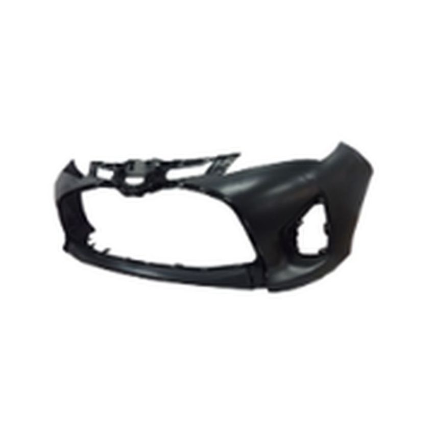 FRONT BUMPER COVER H/B; PRIME TOYOTA YARIS 15-17