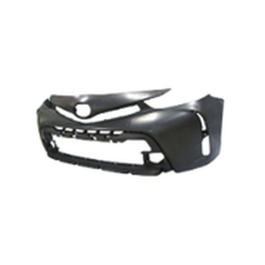 CAPA FRT BUMPER COVER PRIME TOYOTA PRIUS V 15-17