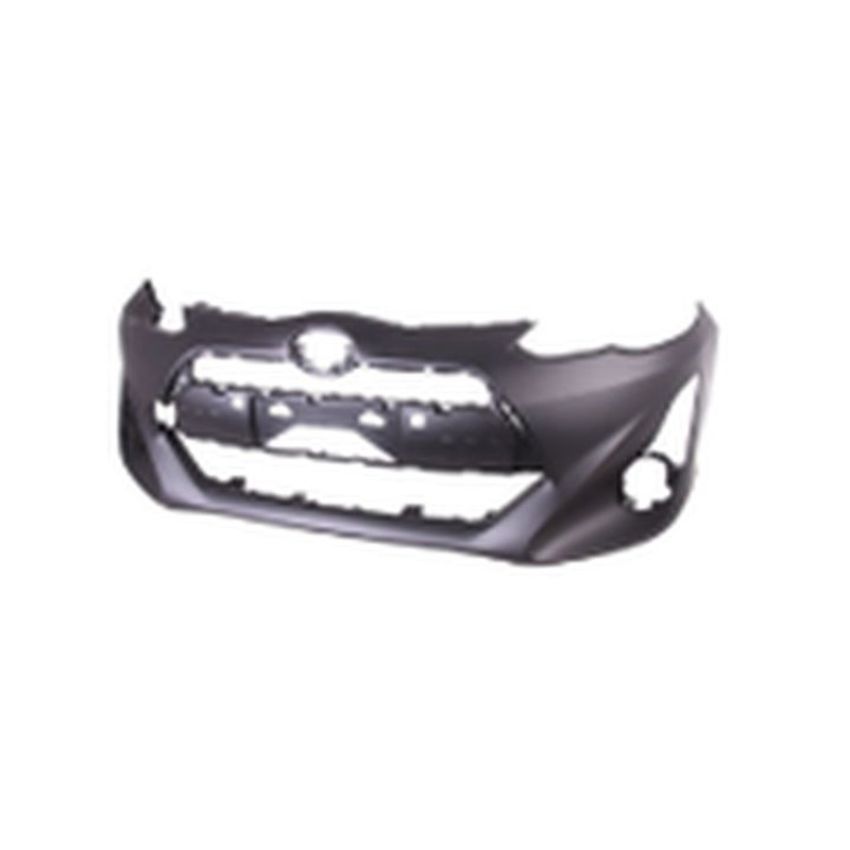 FRONT BUMPER COVER; PRIME; PRIUS C 15-16