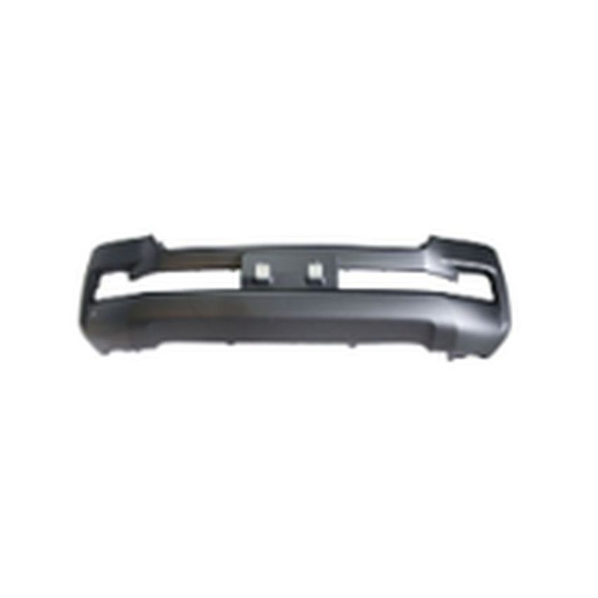 FRONT BUMPER COVER W/O HEADLAMP WASHERS; W/PARKING SENSORS; PRIME TOYOTA LAND CRUISER 2016-2017