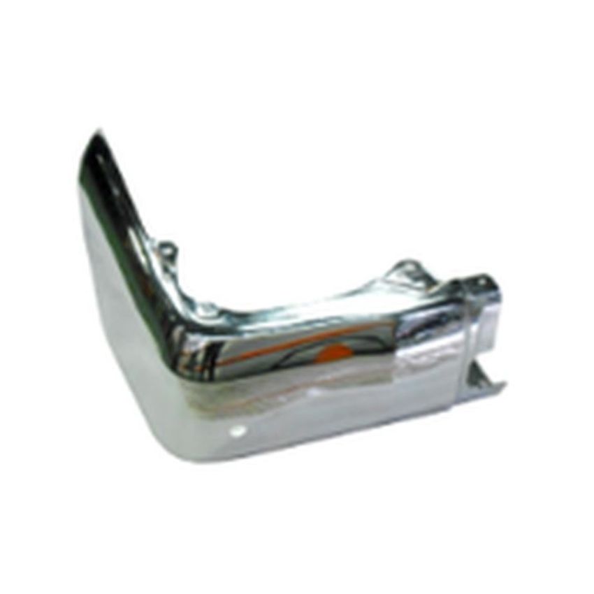 RH REAR BUMPER EXTENSION OUTER W/PARKING ASSIST; CHROME TOYOTA TUNDRA 14-16