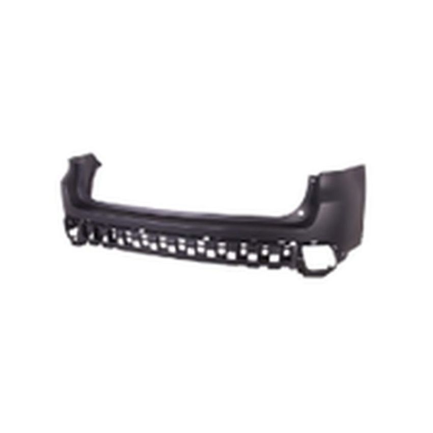 REAR BUMPER COVER UPPER W/O REAR OBJECT SENSORS; PRIME TOYOTA HIGHLANDER 14-19