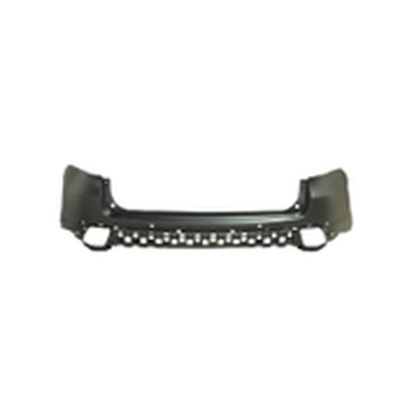 CAPA RR BUMPER COVER UPPER W/RR OBJECT SENSORS; PRIME TOYOTA HIGHLANDER 14-16