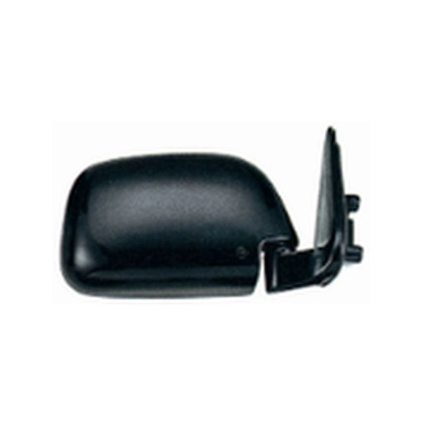RH DOOR MIRROR MAN NON-HTD TEXT BLK NON-FLDG WINDOW MNT TYPE W/O VENT WINDO W TOYOTA P/U 89-95